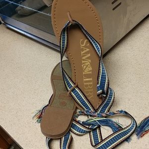 NWOT Sam &Libby Nomad Wrap Sandals,sz.6 1/2